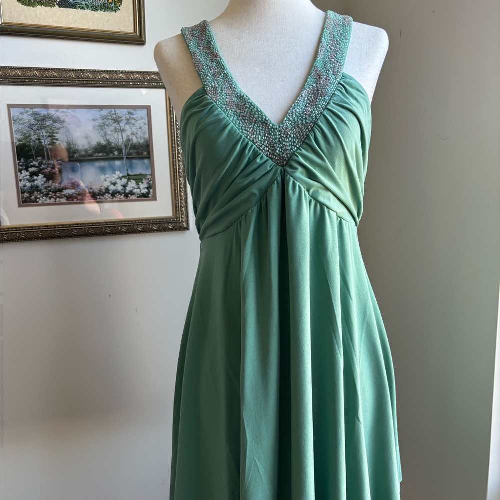 BCBGMaxAzria Teal Dress